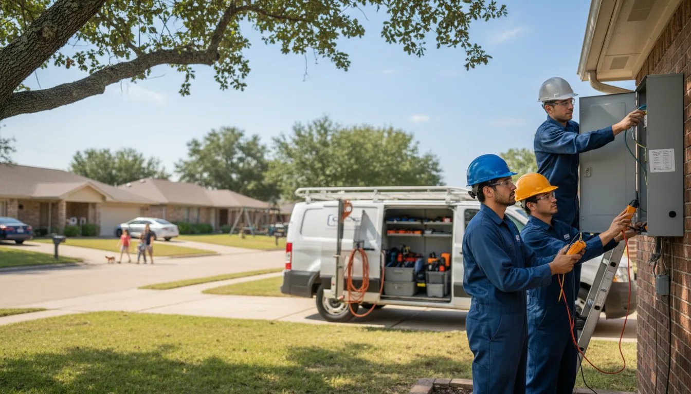 Certified electrician providing emergency electrical services in Sidney, IA